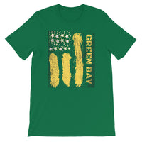 "Green Bay" Flag Style Blended T-Shirt