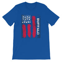 "Buffalo" Flag Style Blended T-shirt