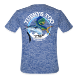 Tubbys Too Moisture Wicking Performance T-Shirt - heather blue