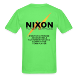 Nixon Power Services Classic T-Shirt (no sleeve print) - kiwi