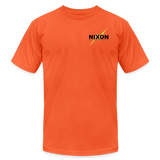 Nixon Power Services Jersey T-Shirt by Bella + Canvas (no sleeve print) - orange