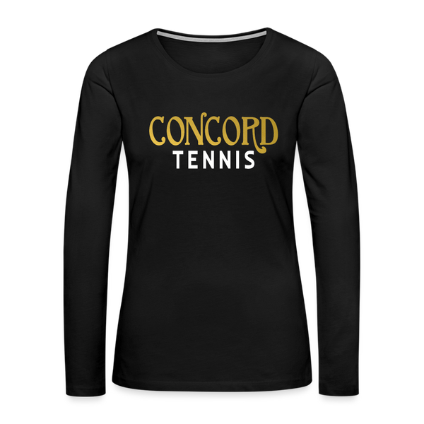 Concord Tennis Women's Premium Long Sleeve T-Shirt - black