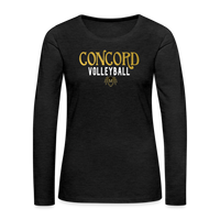 Concord Volleyball 2023 Women's Premium Long Sleeve T-Shirt - charcoal grey