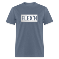 Flex'n White Texture Unisex Classic T-Shirt - denim