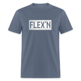 Flex'n White Texture Unisex Classic T-Shirt - denim