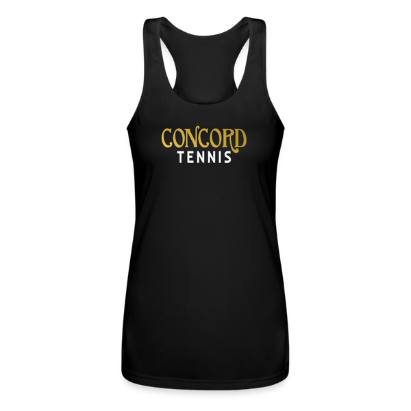 Concord Tennis Women’s Performance Racerback Tank Top - black