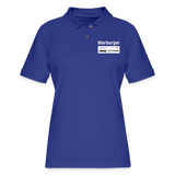Marburger CDJR Women's Pique Polo Shirt - royal blue