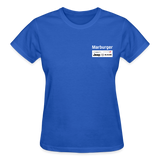 Marburger CDJR Gildan Ultra Cotton Ladies T-Shirt (front and back) - royal blue