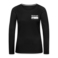 Marburger CDJR Women's Premium Long Sleeve T-Shirt (front and back) - black