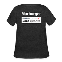 Marburger CDJR Women’s Curvy T-Shirt (front and back) - deep heather