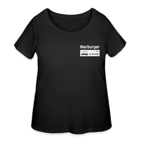 Marburger CDJR Women’s Curvy T-Shirt (front and back) - black