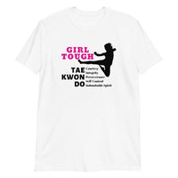 "Girl Tough Taekwondo" Soft-style T-Shirt