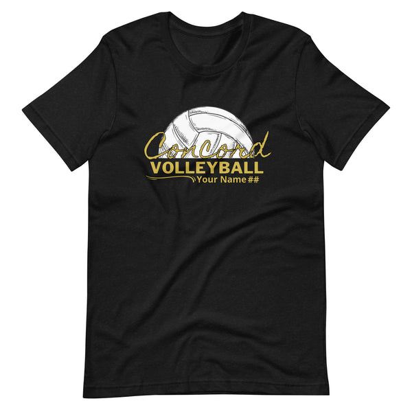 Concord Volleyball Customizable Blended T-Shirt
