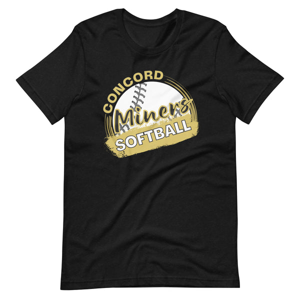 Concord Miners Softball Blended T-shirt