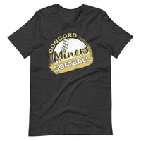 Concord Miners Softball Customizable Blended T-shirt