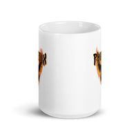 Phoenix white glossy mug
